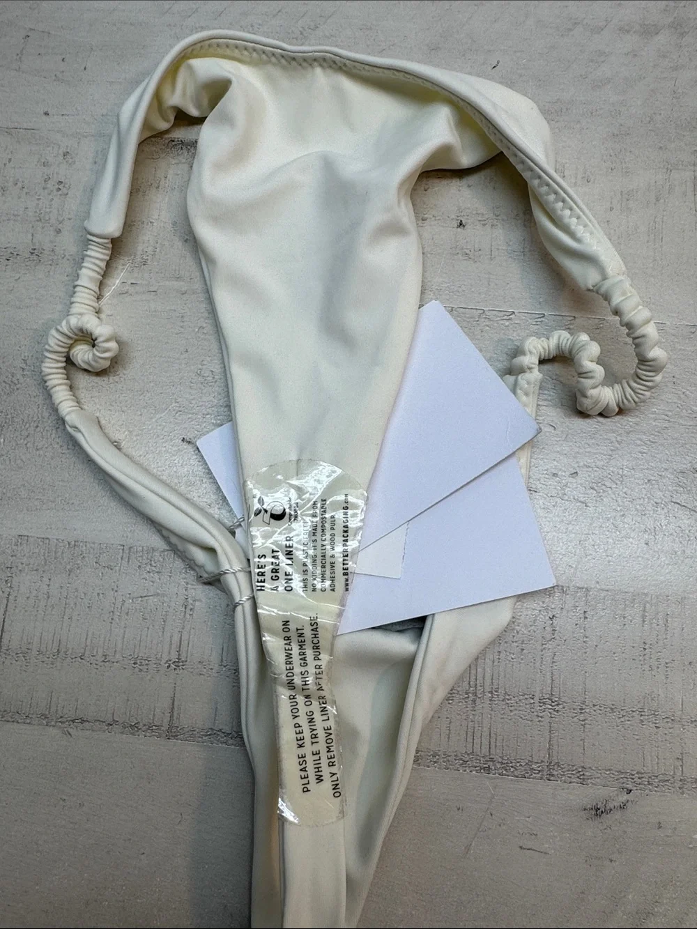 Palm swim + resort gathered elasticized